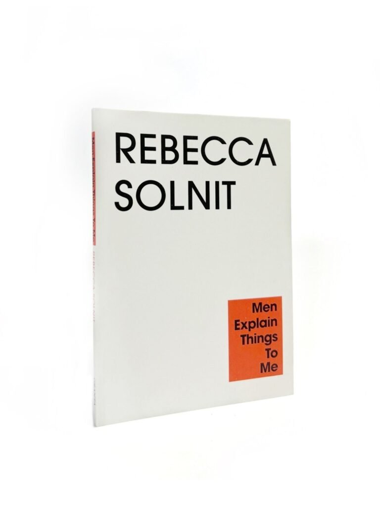Men explain things to me by Solnit, Rebecca — book cover