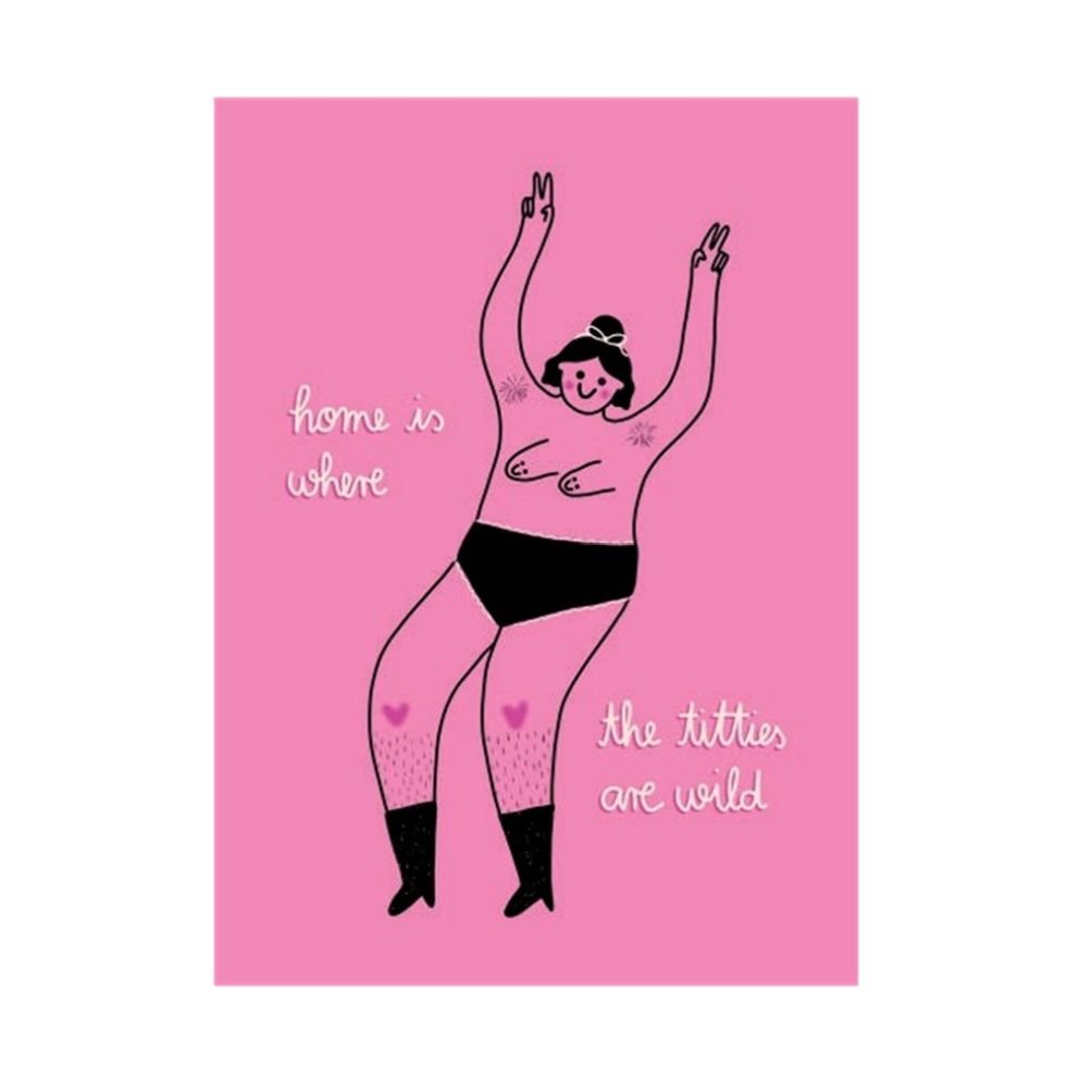 Wild Titties - Postcard — postcard by Jenne, Chimera Bookery
