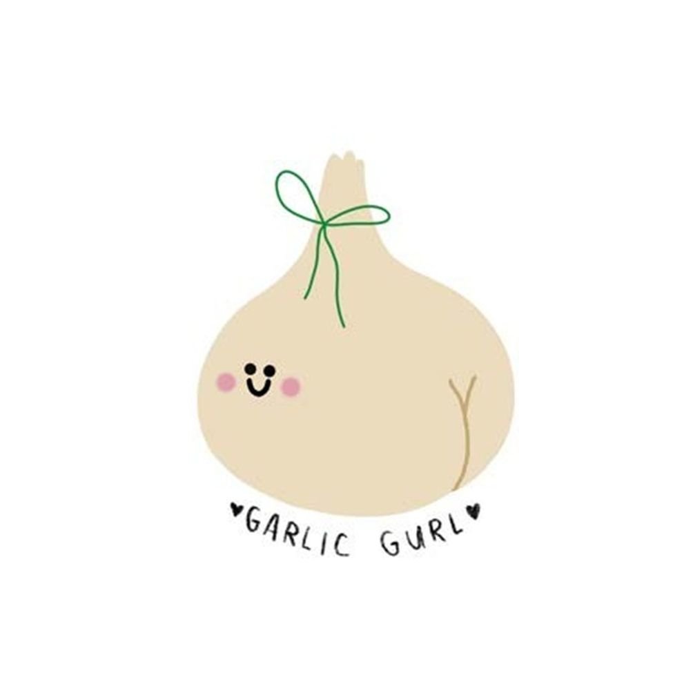 Garlic Gurl - Sticker — sticker by Jenne, Chimera Bookery