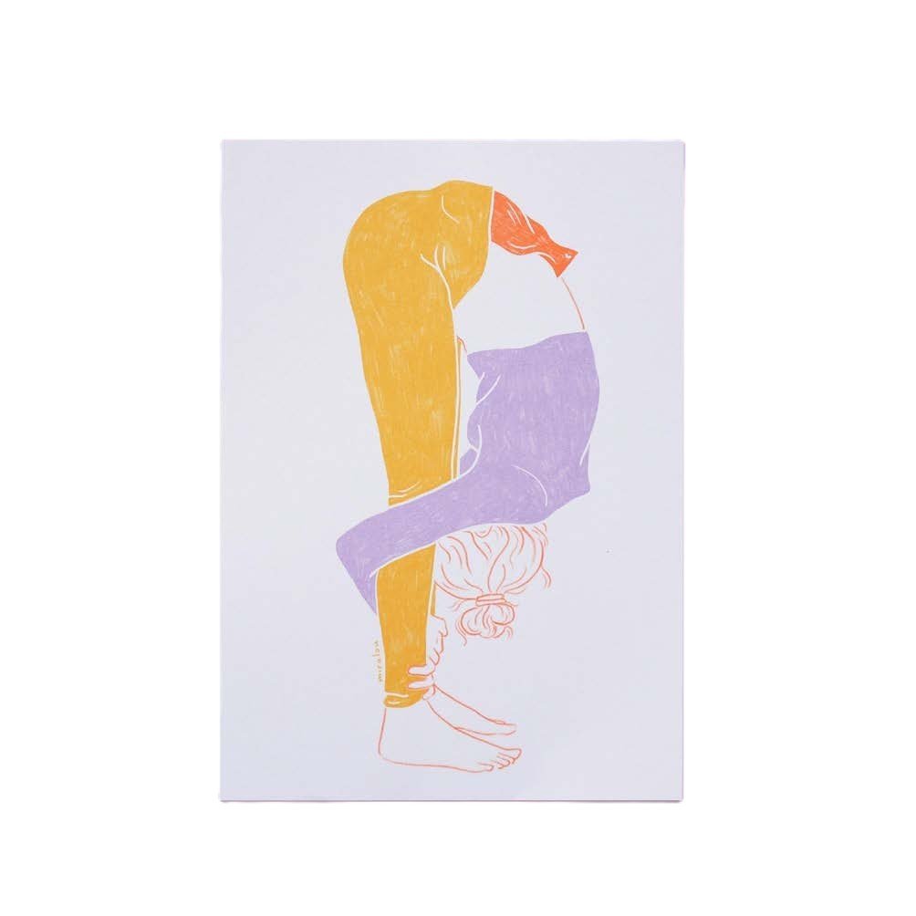 Lower Back Love - Postcard — postcard by Miraalou, Chimera Bookery