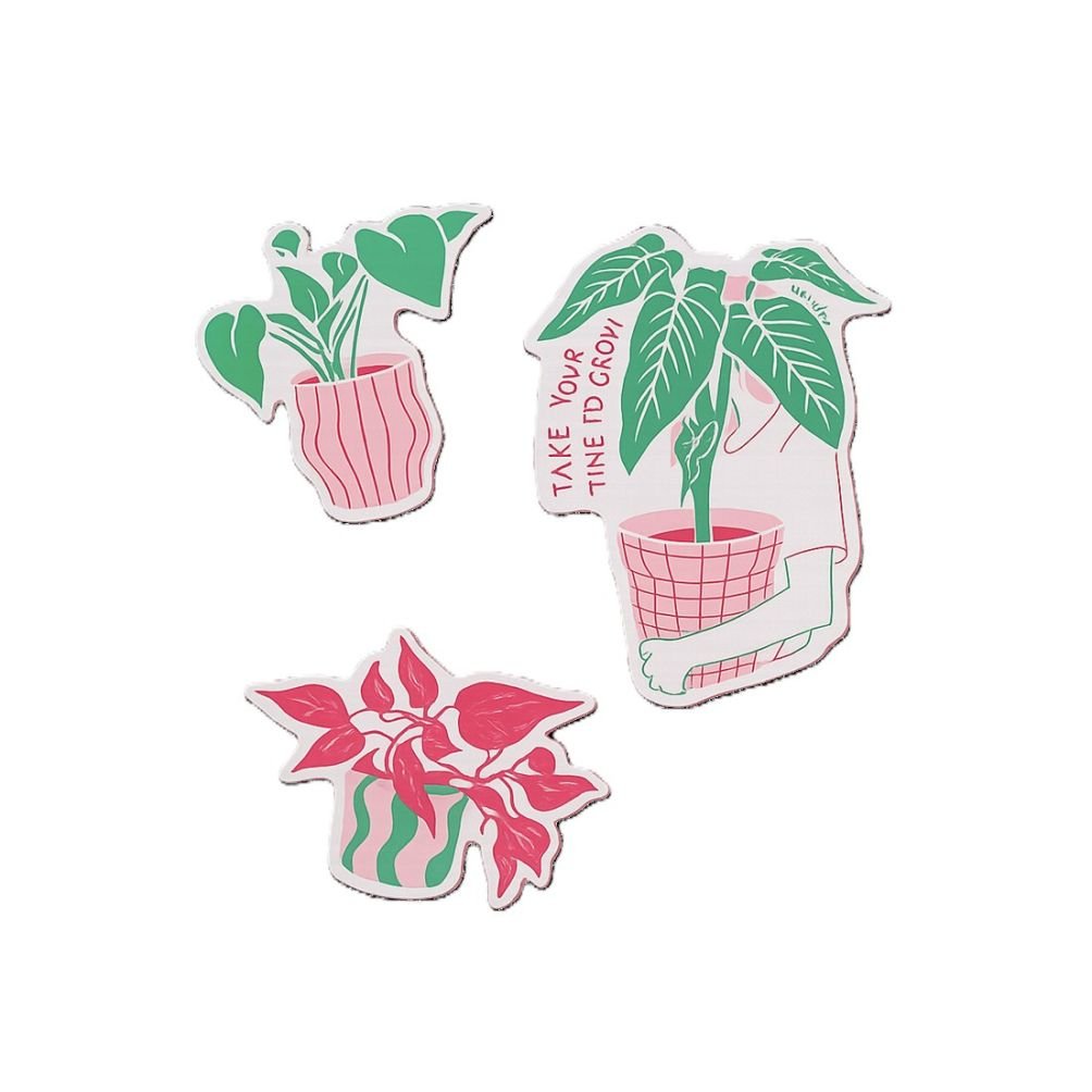 Stickers time to grow — sticker by Miraalou, Chimera Bookery